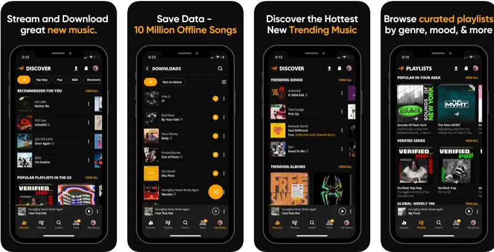 4. Audiomack